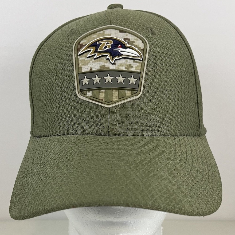 Baltimore Raven Flex Small/Med New Era 39thirty NFL Salute To Service